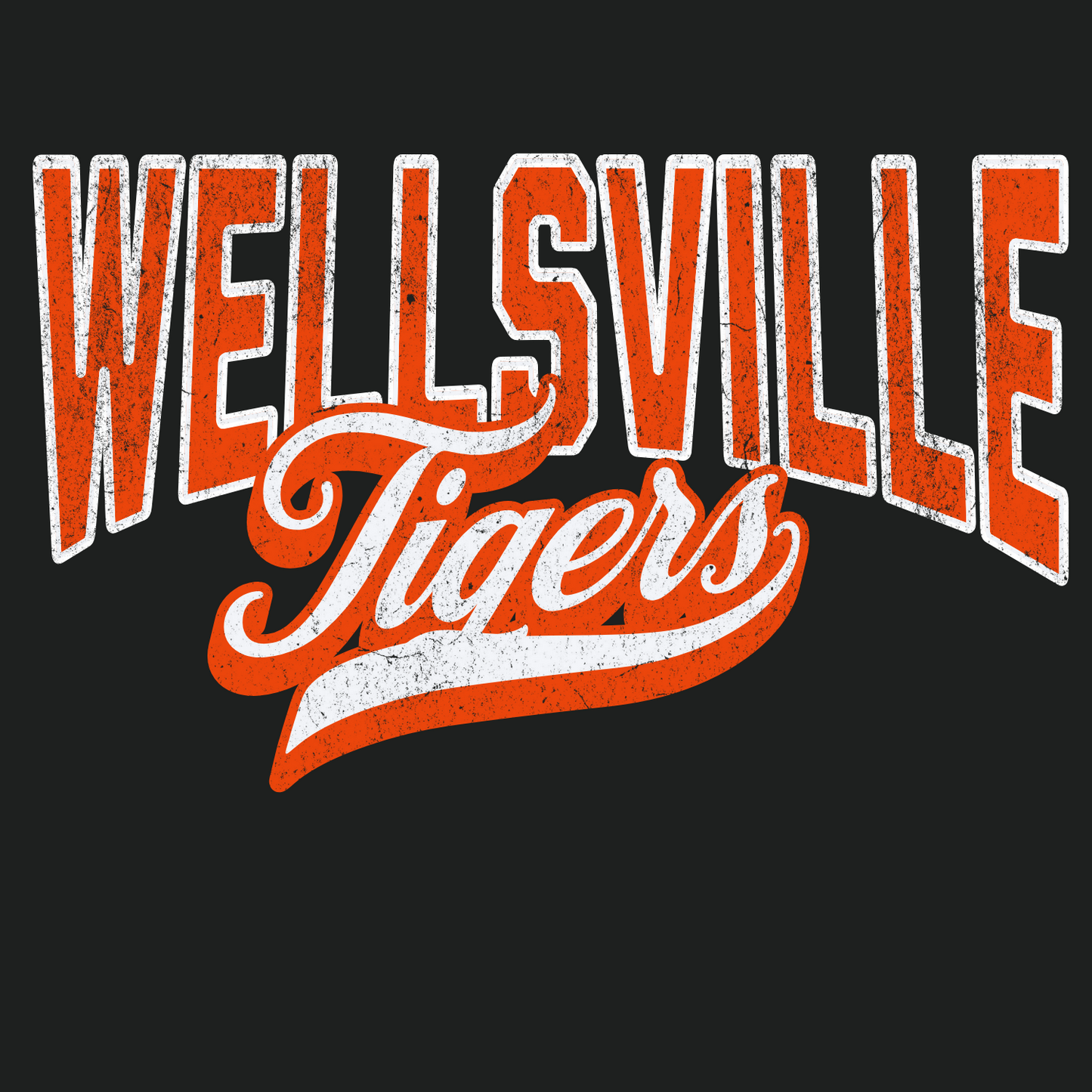 WELLSVILLE TIGERS PC78 Core Fleece Crewneck Sweatshirt 6