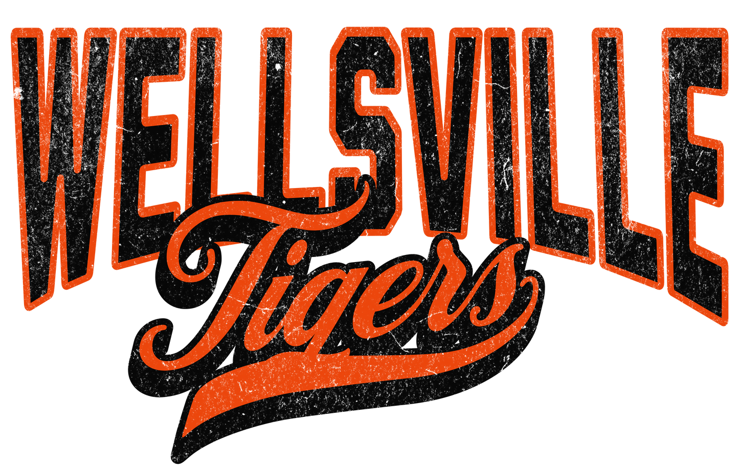 WELLSVILLE TIGERS Gildan Softstyle® T-Shirt Unisex Short Sleeve Tee 6