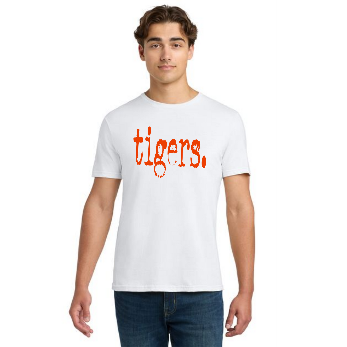 WELLSVILLE TIGERS Gildan Softstyle® T-Shirt Unisex Short Sleeve Tee 1