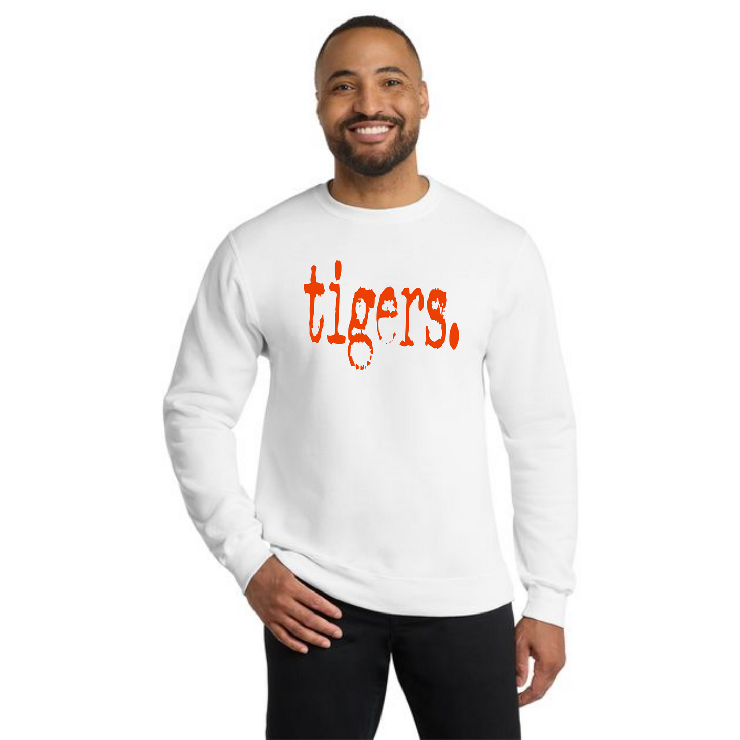 WELLSVILLE TIGERS PC78 Core Fleece Crewneck Sweatshirt 1
