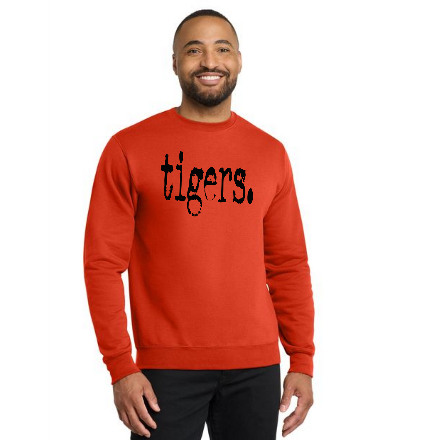 WELLSVILLE TIGERS PC78 Core Fleece Crewneck Sweatshirt 1