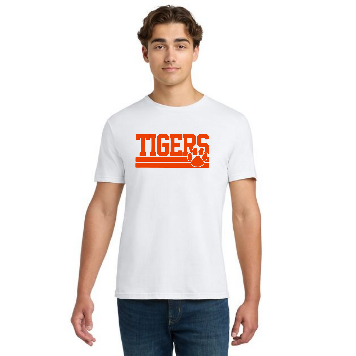 WELLSVILLE TIGERS Gildan Softstyle® T-Shirt Unisex Short Sleeve Tee 2