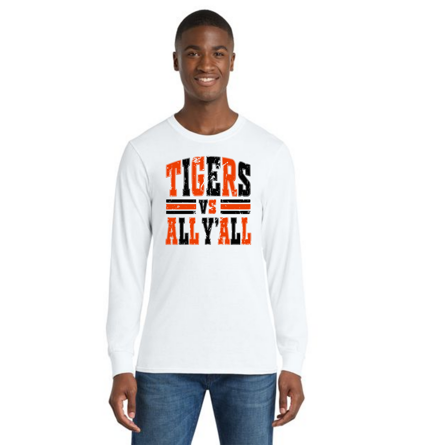 WELLSVILLE TIGERS PC55LS Port & Company® Long Sleeve Core Cotton Tee 3