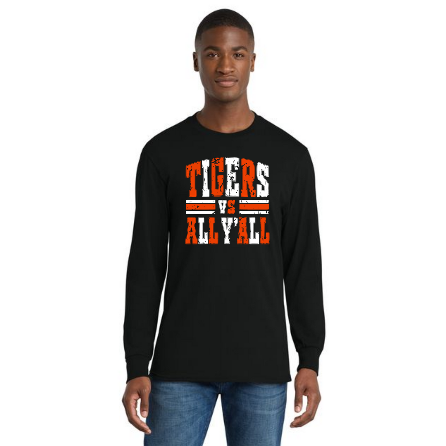 WELLSVILLE TIGERS PC55LS Port & Company® Long Sleeve Core Cotton Tee 3