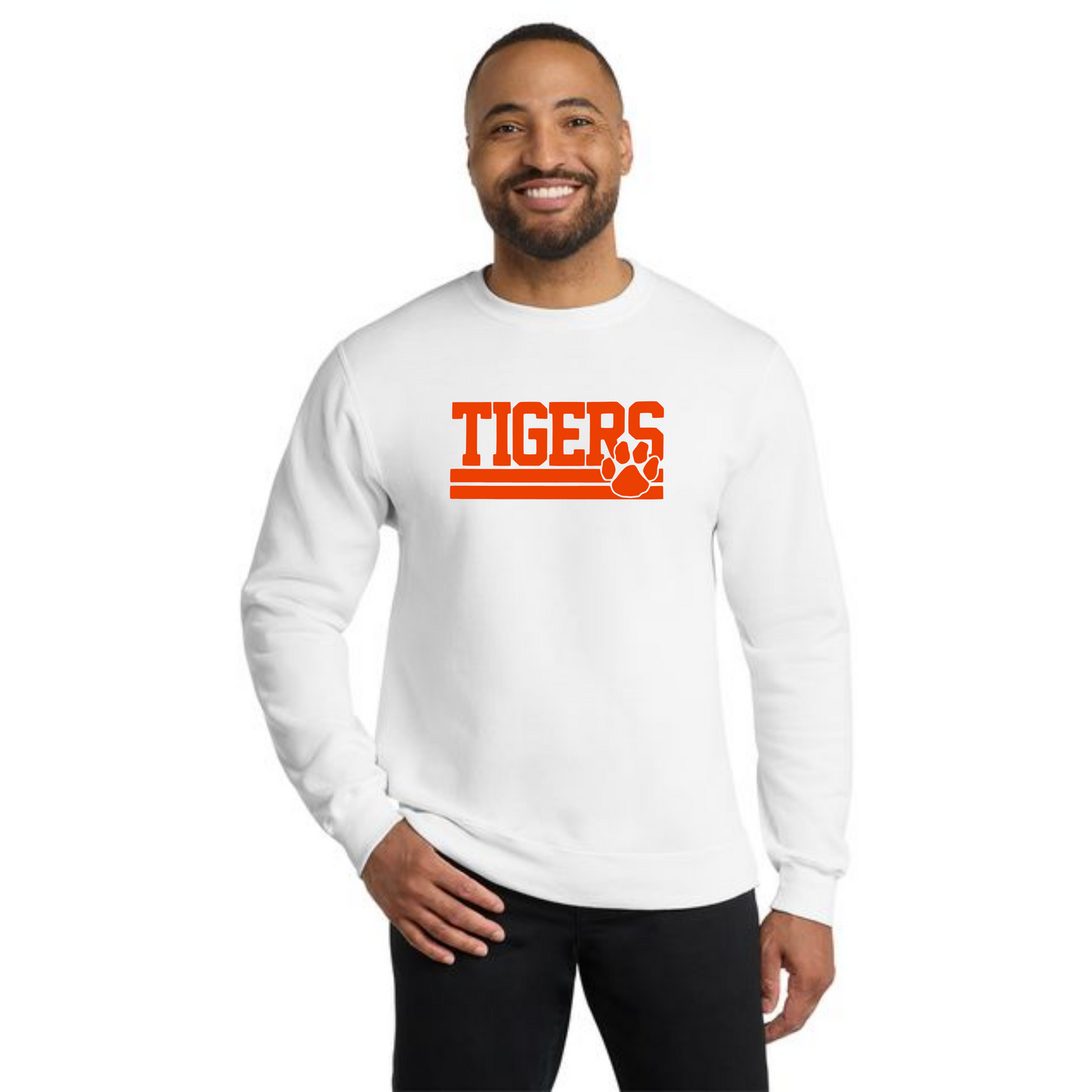 WELLSVILLE TIGERS PC78 Core Fleece Crewneck Sweatshirt 2