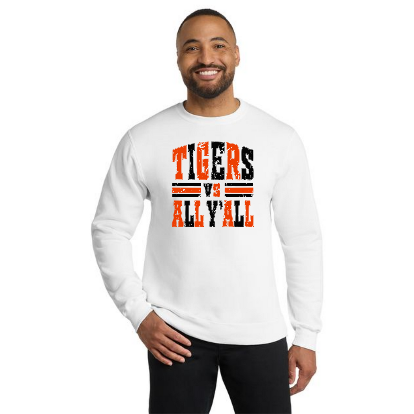 WELLSVILLE TIGERS PC78 Core Fleece Crewneck Sweatshirt 3