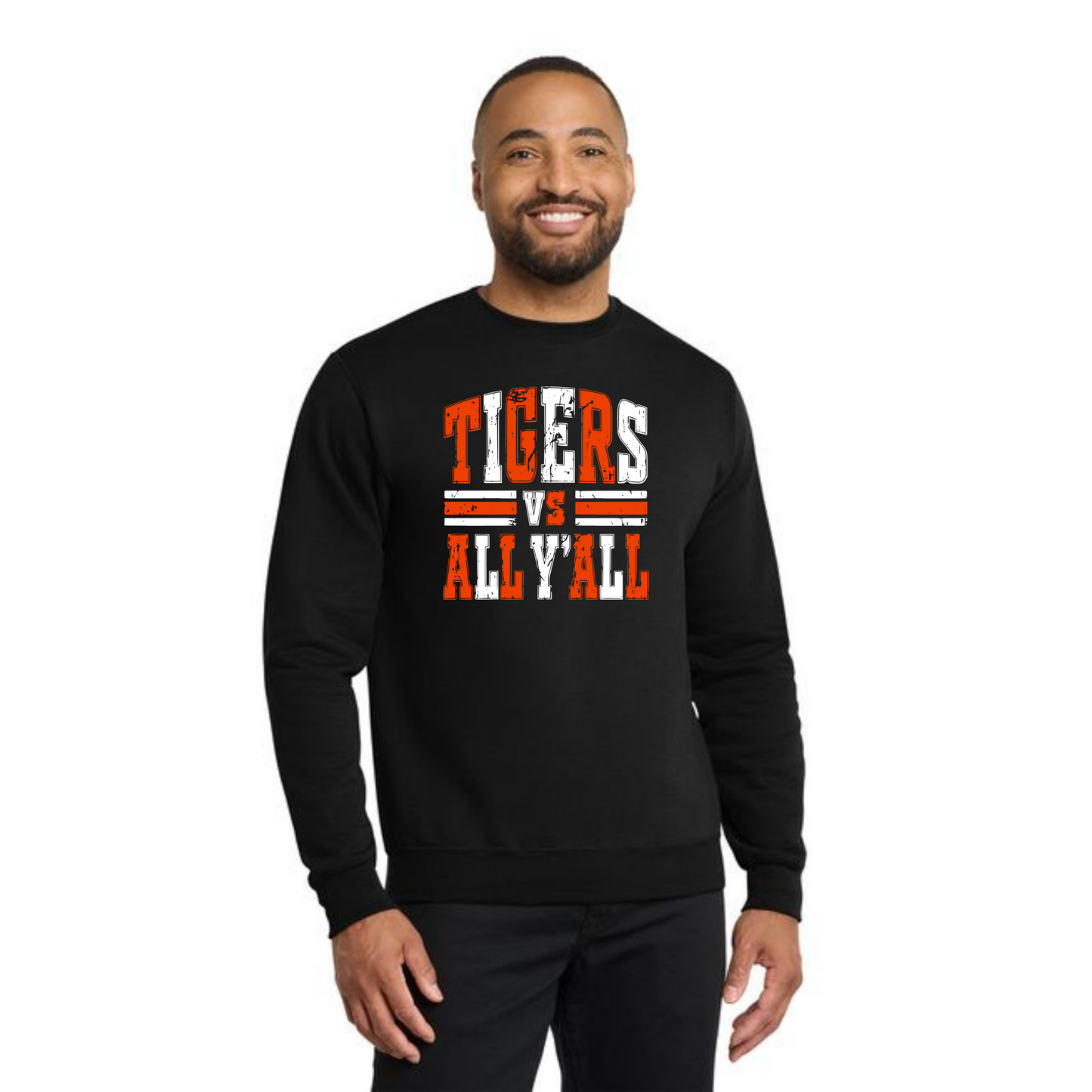 WELLSVILLE TIGERS PC78 Core Fleece Crewneck Sweatshirt 3