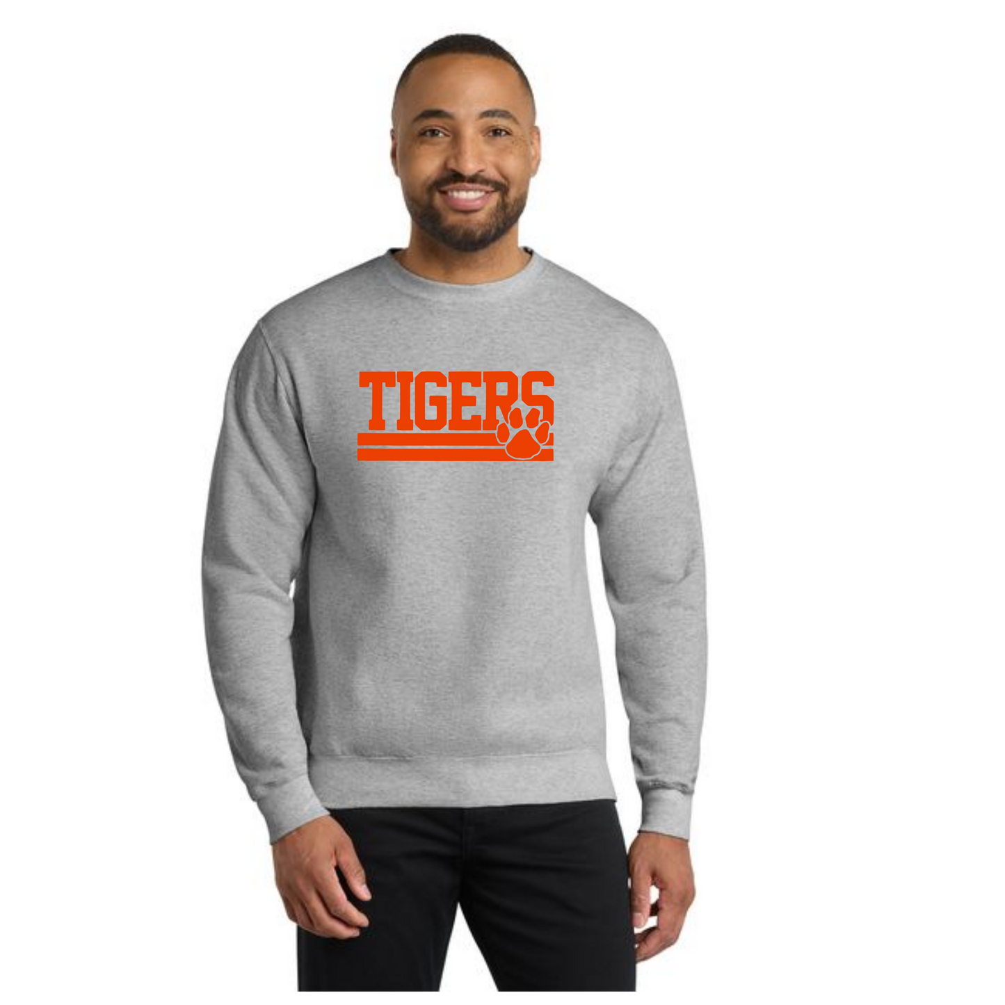 WELLSVILLE TIGERS PC78 Core Fleece Crewneck Sweatshirt 2