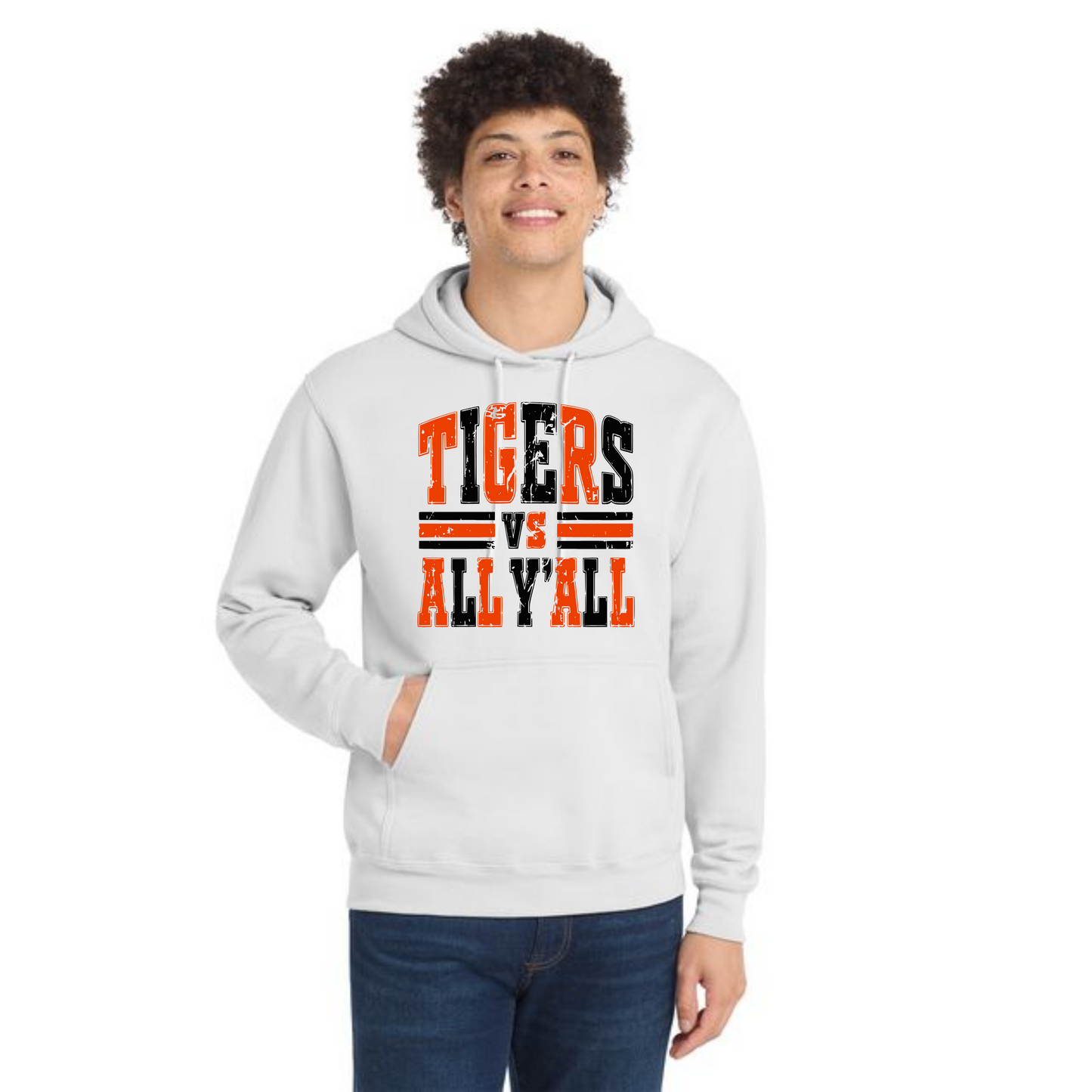 WELLSVILLE TIGERS PC78H Port & Company® Core Fleece Pullover Hooded Sweatshirt 3
