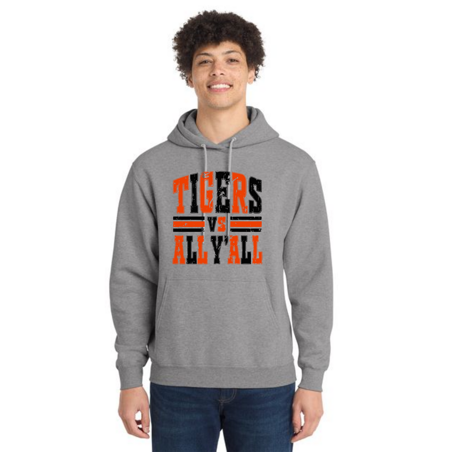 WELLSVILLE TIGERS PC78H Port & Company® Core Fleece Pullover Hooded Sweatshirt 3