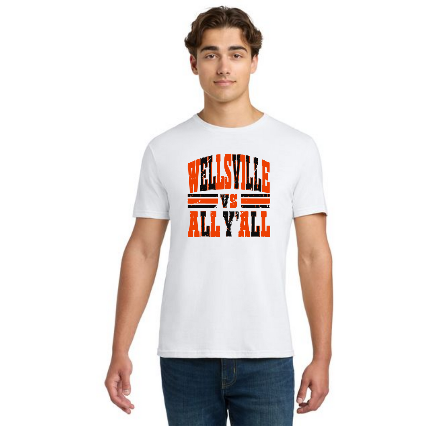 WELLSVILLE TIGERS Gildan Softstyle® T-Shirt Unisex Short Sleeve Tee 5