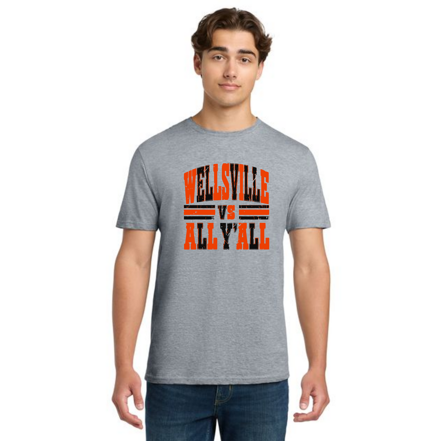 WELLSVILLE TIGERS Gildan Softstyle® T-Shirt Unisex Short Sleeve Tee 5