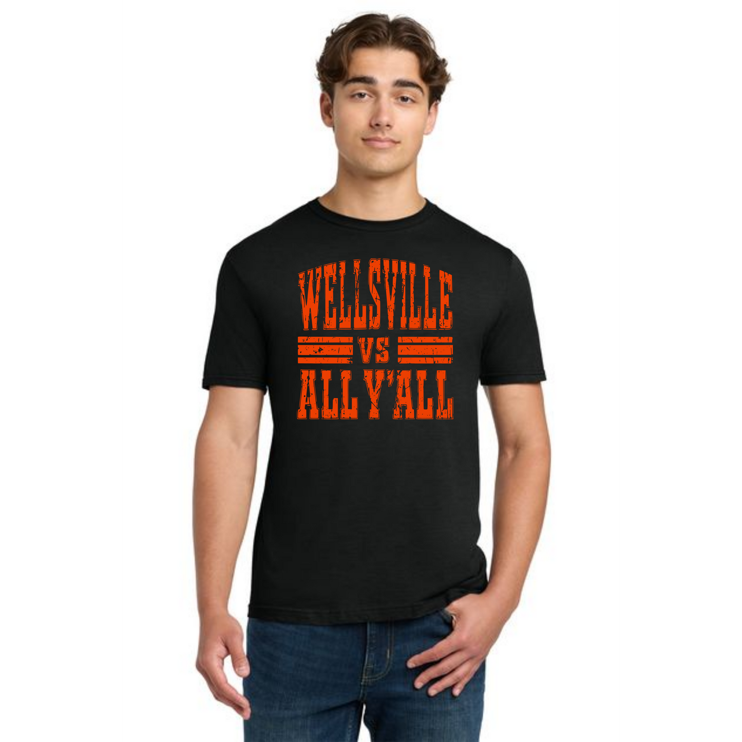 WELLSVILLE TIGERS Gildan Softstyle® T-Shirt Unisex Short Sleeve Tee 5