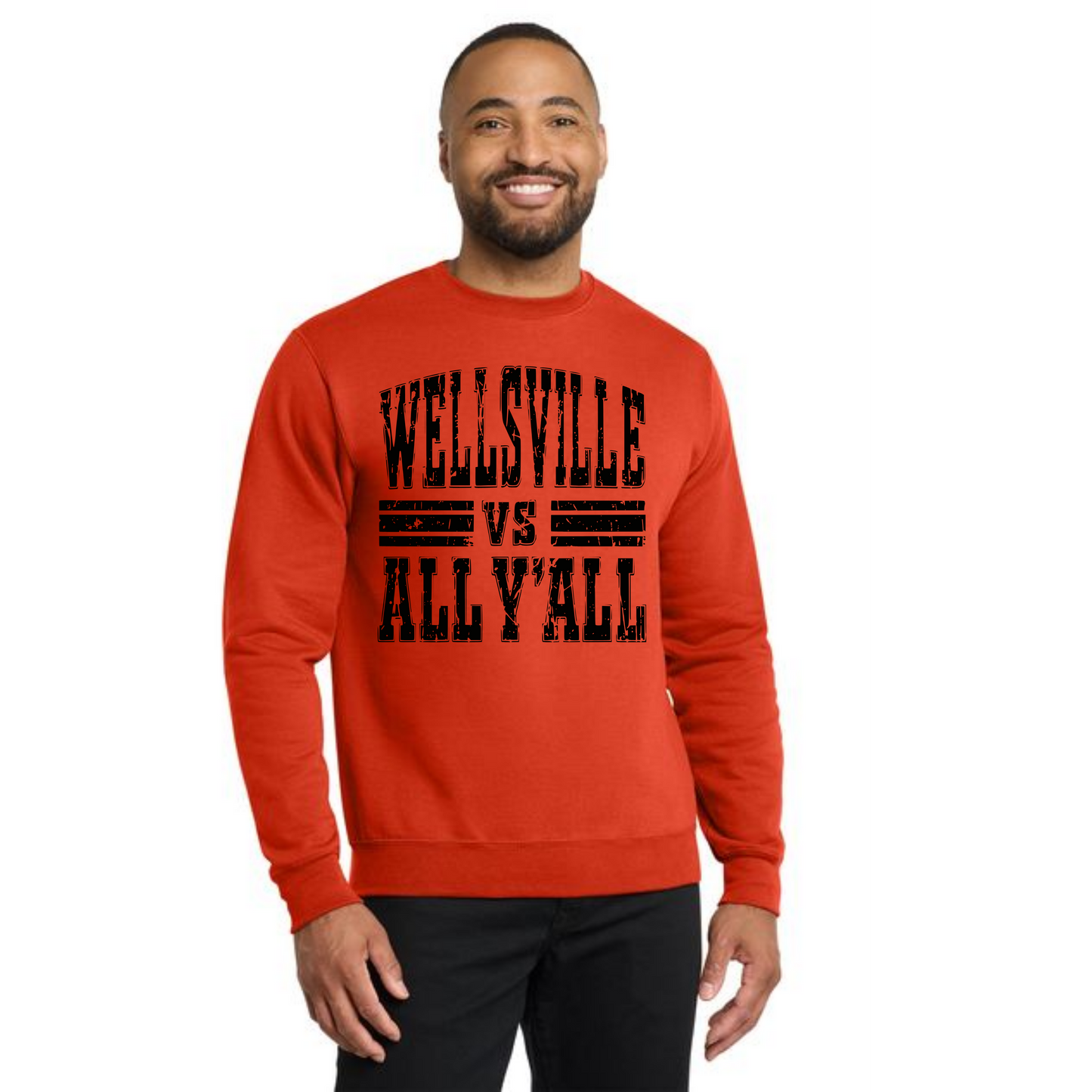 WELLSVILLE TIGERS PC78 Core Fleece Crewneck Sweatshirt 5