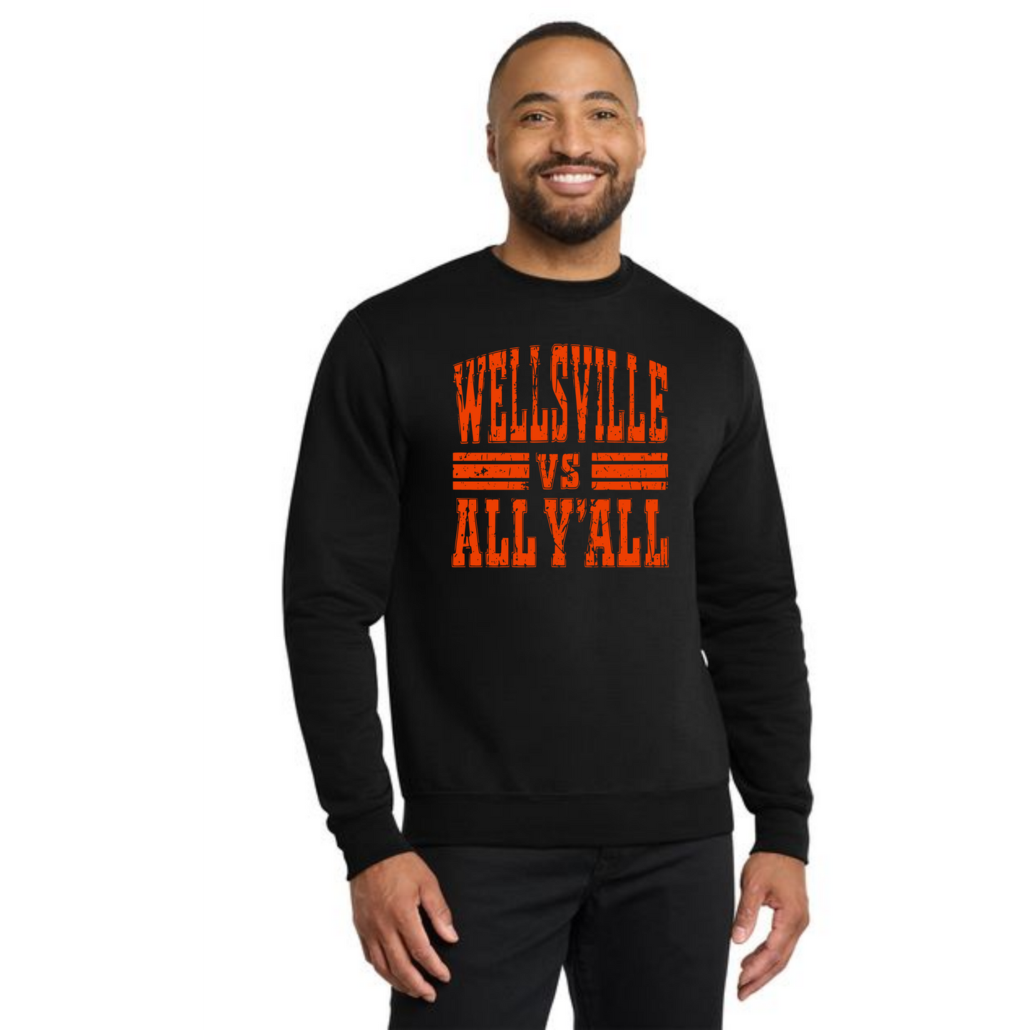 WELLSVILLE TIGERS PC78 Core Fleece Crewneck Sweatshirt 5