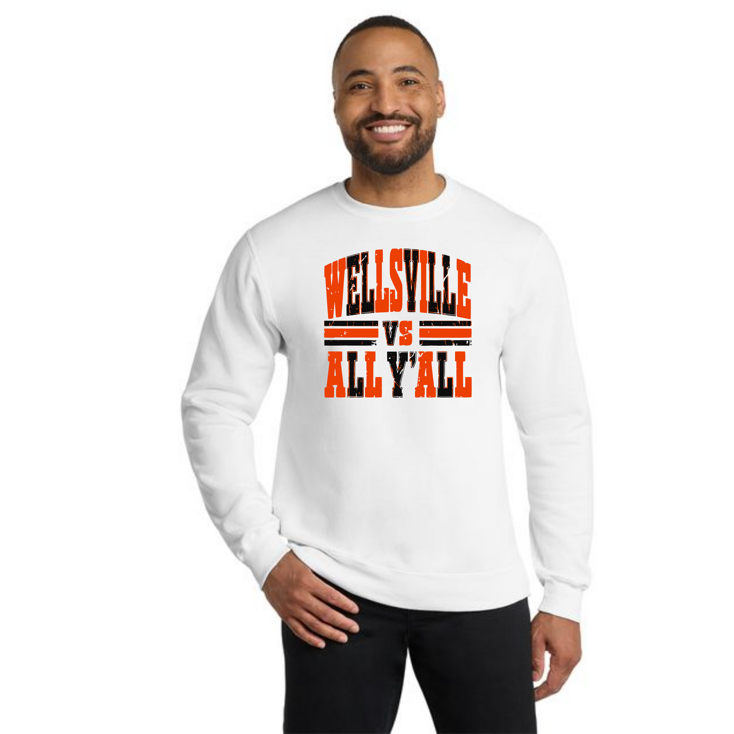 WELLSVILLE TIGERS PC78 Core Fleece Crewneck Sweatshirt 5