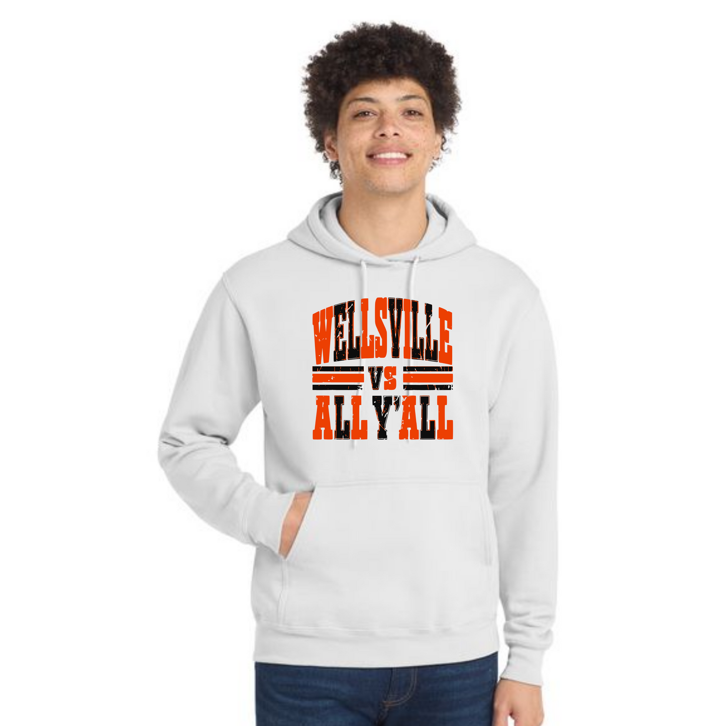 WELLSVILLE TIGERS PC78H Port & Company® Core Fleece Pullover Hooded Sweatshirt 5